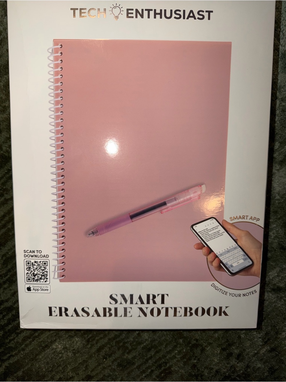 Smart Erasable Notebook - Pink NWT